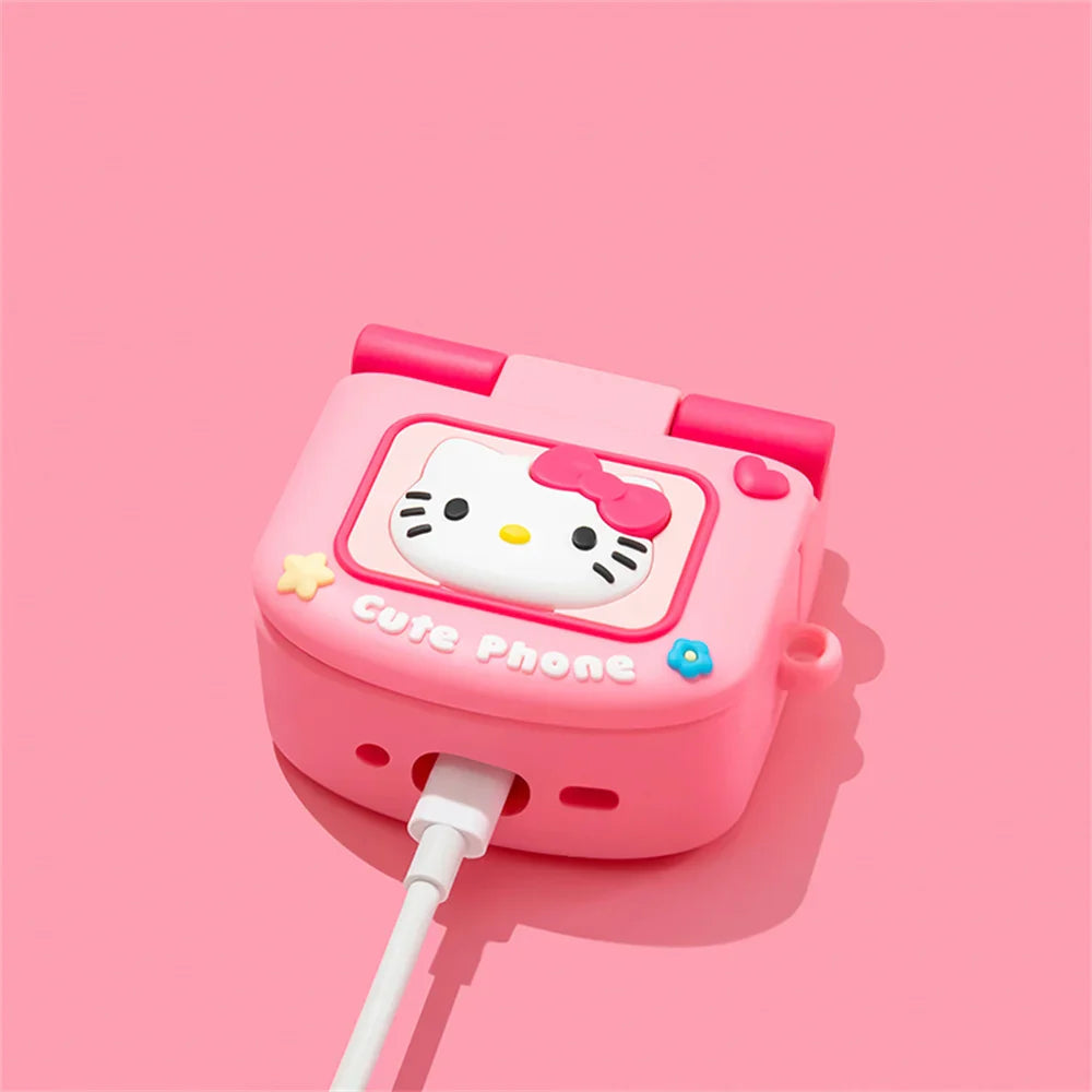 Hello Kitty Phone Airpods Case Glitch Trends