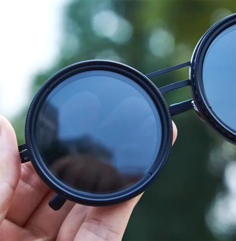 Handmade ND9 Adjustable Sunglasses Glitch Trends