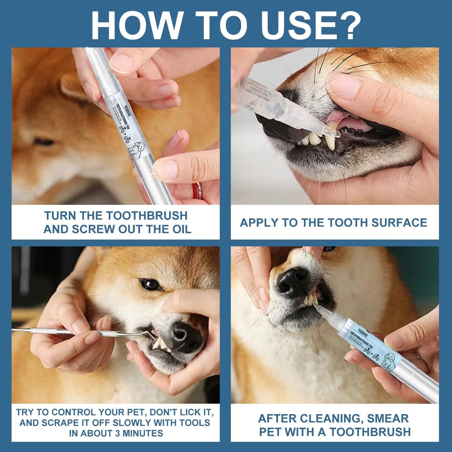 Pet Toothbrush Pen Glitch Trends