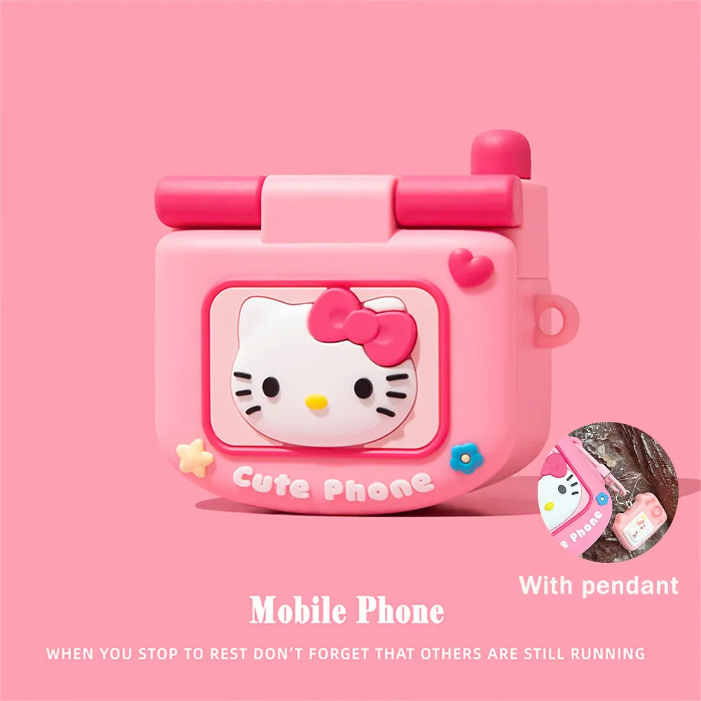 Hello Kitty Phone Airpods Case Glitch Trends