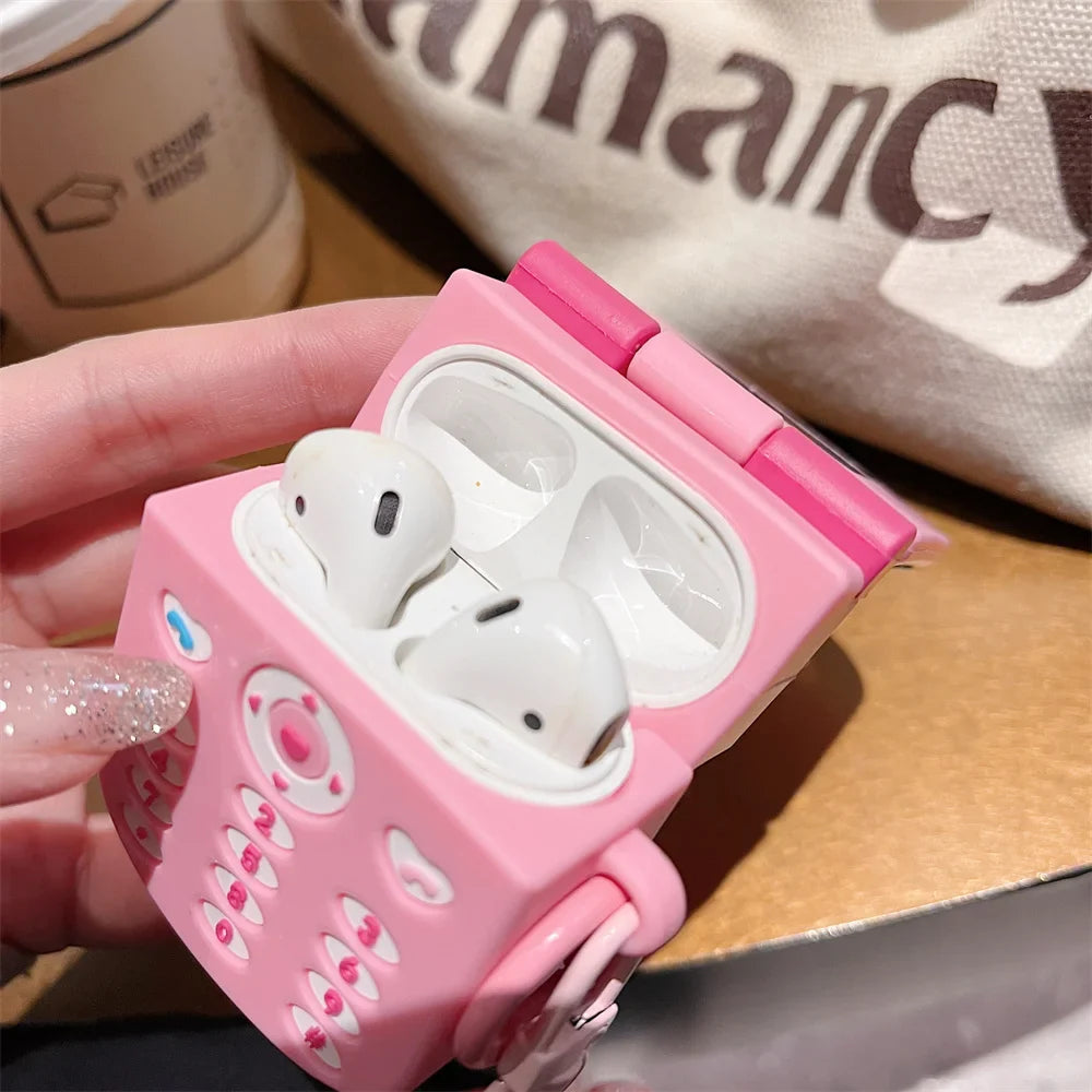 Hello Kitty Phone Airpods Case Glitch Trends