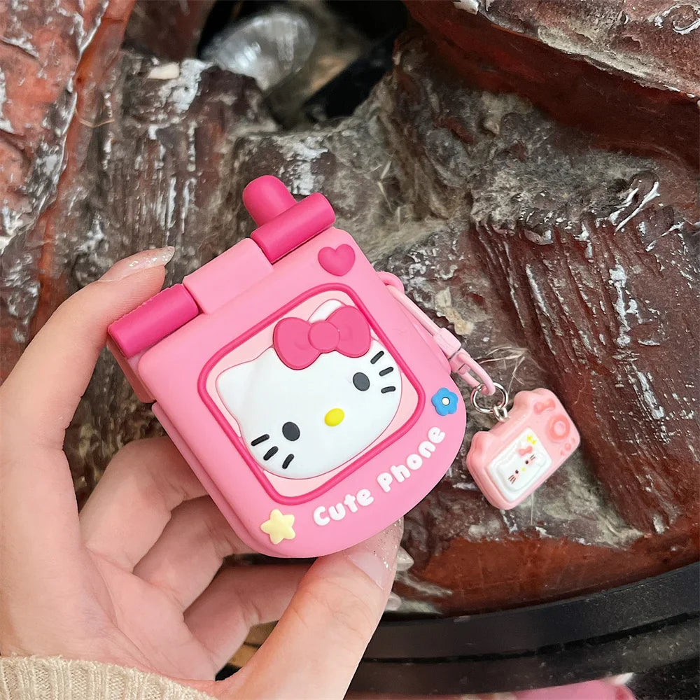 Hello Kitty Phone Airpods Case Glitch Trends