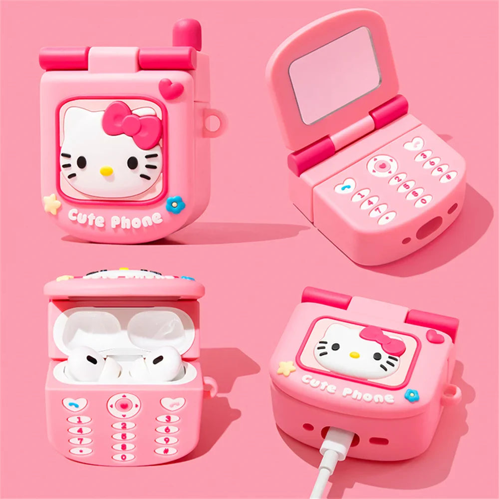 Hello Kitty Phone Airpods Case Glitch Trends