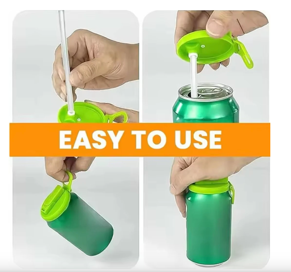 Soda Can Lid with Straw Glitch Trends