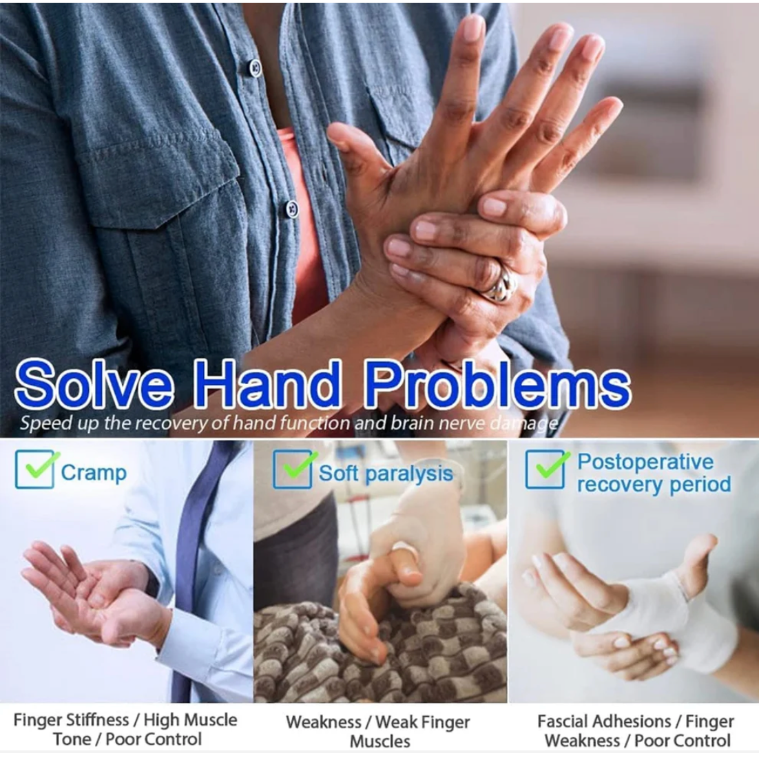 Robotic Hand Rehab Glove | Stroke & Hemiplegia Recovery Training Glitch Trends