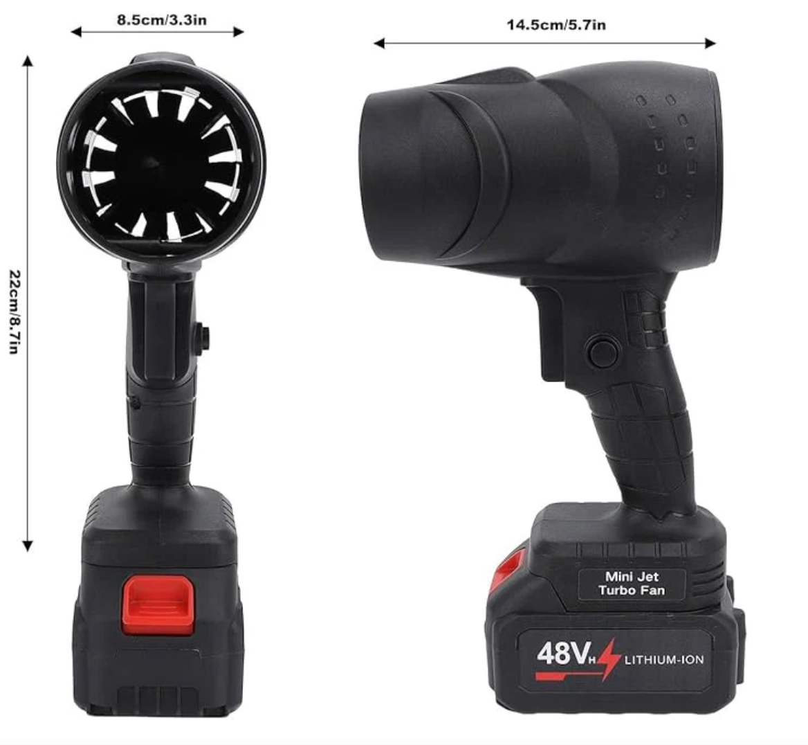 Handheld Electric Portable Air Blower Glitch Trends