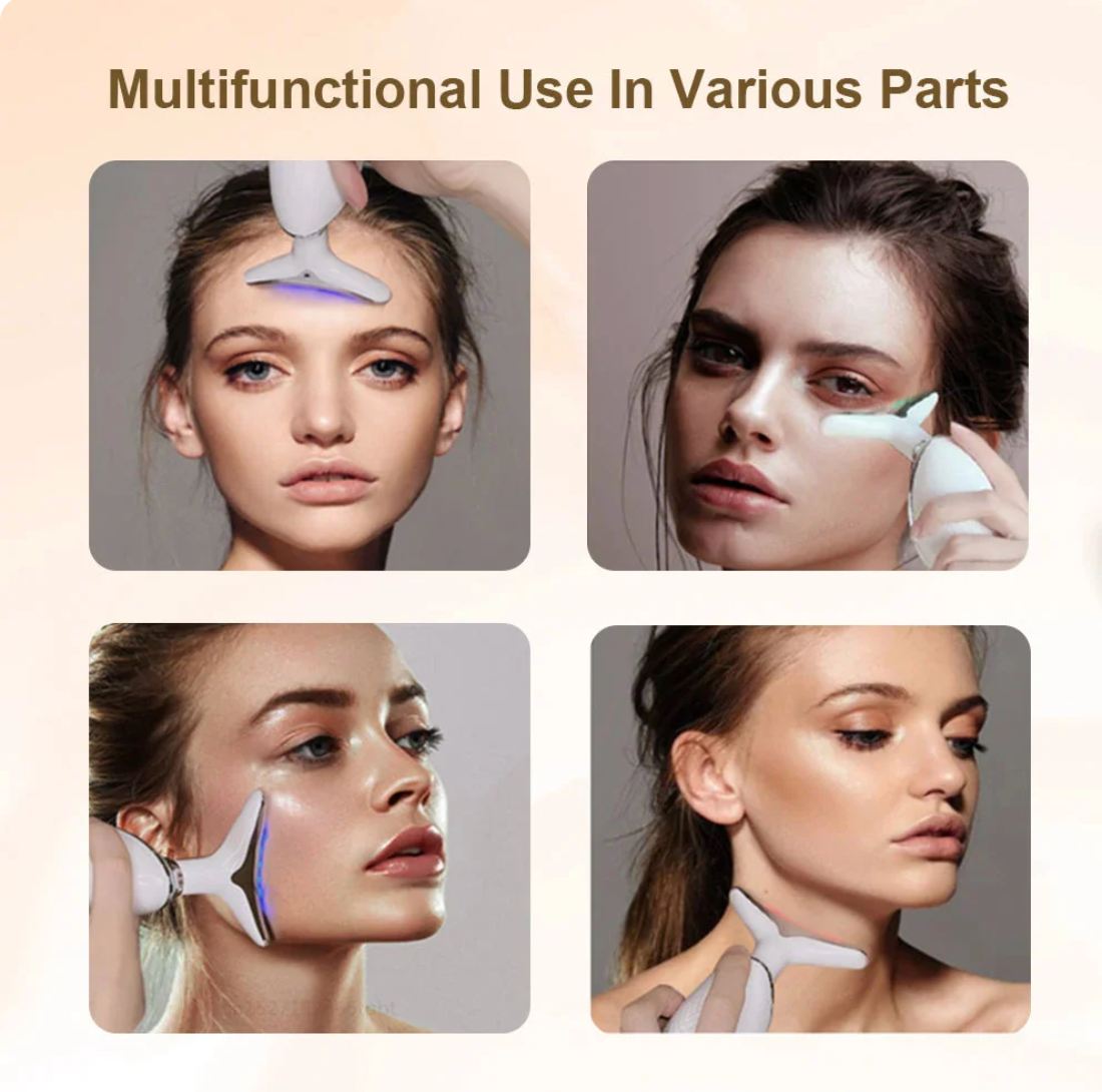 Red Light Face Lift Massager Glitch Trends