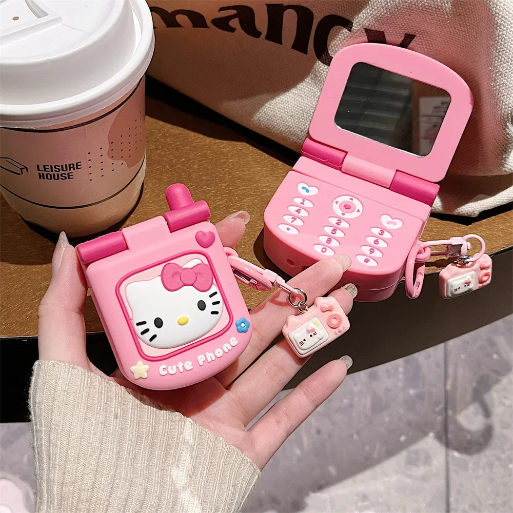 Hello Kitty Phone Airpods Case Glitch Trends