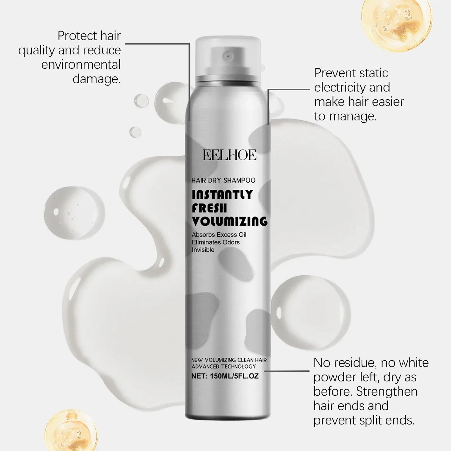 #1 Instant Volumizing Hair Dry Shampoo Glitch Trends