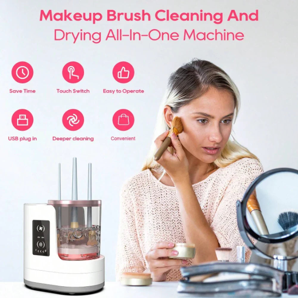 Electric Makeup Brush Cleaner Glitch Trends