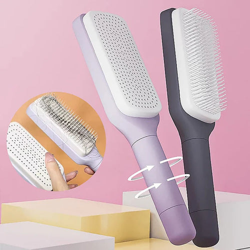 Self-Cleaning Hairbrush GlitchTrends