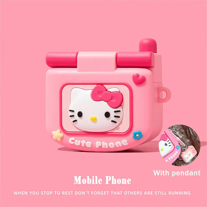 Hello Kitty Phone Airpods Case Glitch Trends