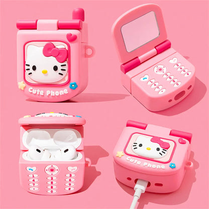 Hello Kitty Phone Airpods Case Glitch Trends