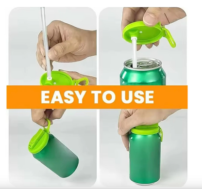 Soda Can Lid with Straw Glitch Trends