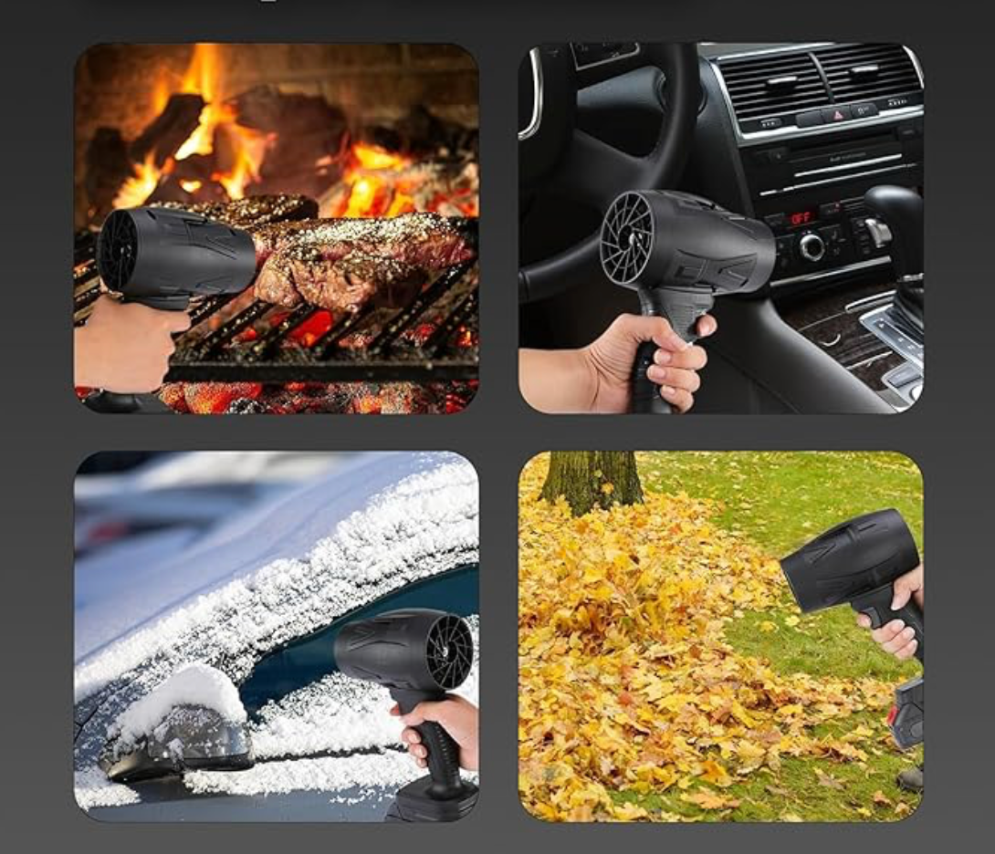 Handheld Electric Portable Air Blower Glitch Trends