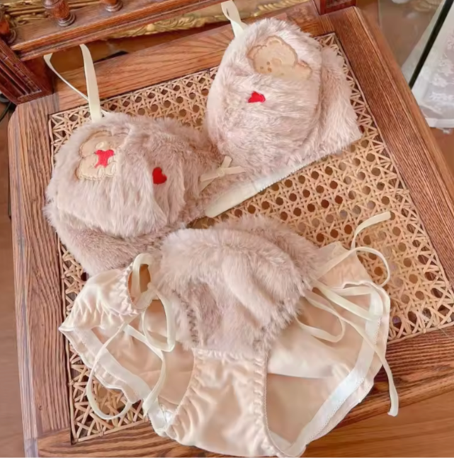 Japanese Plush Lingerie Glitch Trends